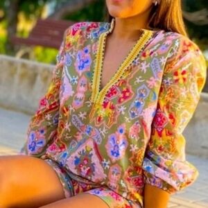 Zara Multicolor Floral Blouse